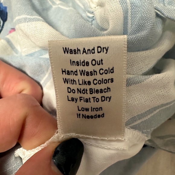 Blu Pepper Striped and Floral Romper size S - Picture 9 of 10